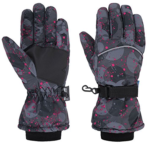 UPC 889859182187, Simplicity Women&#39;s Waterproof 3M Thinsulate Winter Ski Gloves,Black,L