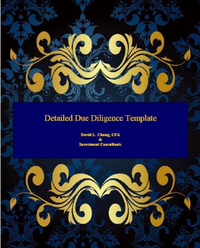 Detailed Due Diligence Template