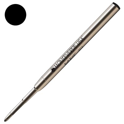 Monteverde USA Soft Roll Ballpoint Refill For Montblanc Pens - Black (2 Pack) (M142BK)