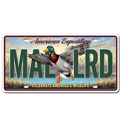 American expedition mallard license plate