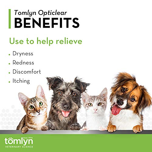 Tomlyn Sterile Eye Wash for Dogs and Cats,  (Opticlear) 4oz
