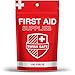 Small Basic First Aid Kit Supplies (100-Piece) : The Most Lightweight and Portable Emergency First Aid Kit