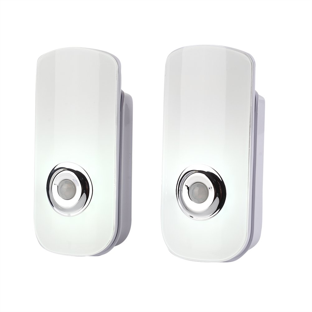 Photo 1 of 2 Pack LED Motion Sensor Night Light Flashlight Cut 3-in-1, Rechargeable Emergency Light, Auto Sensing Energy Saving Wall Mount Light Plug-in Portable LED Torch White