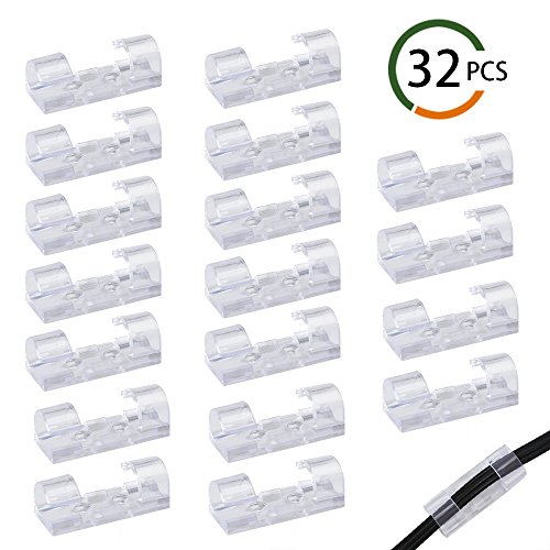 Cable Clips SelfAdhesive Innker 32Pack Heavy Duty Cable Clips Wall