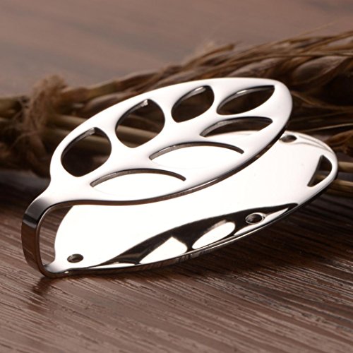 Sannysis Cover Case Clip Bracket for Bellabeat Leaf Nature Health Tracker Stainless Steel (Silver B)