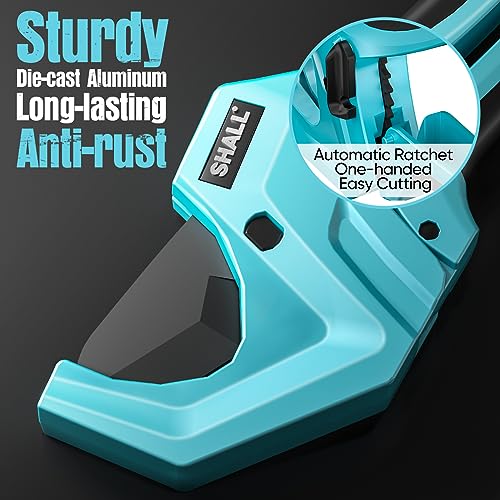 SHALL 2.5"(63mm) Plastic Pipe Cutter, PVC Cutter, 63mm OD PEX, PVC and PPR Plastic Pipes, High Quality Plastic Pipes