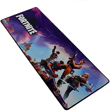 FzAqua Extended Gaming Mouse Pad-Rubber Base with Anti-Fray Cloth Speed Soft Gamer Mouse Pad 31.5Lx11.8Wx0.12H (Aq)