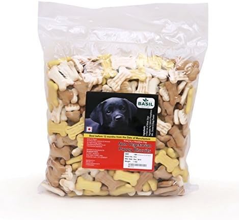 Goofy Tails Basil Non Vegetarian Biscuits for Dogs | Dog Biscuits 900gm