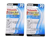 Lot of 6 Halogen Bulbs 20 WATT 120Volt Bi-Pin JC J Type Trisonic TS-E4120