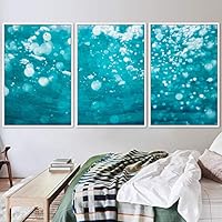 3 Piece Framed Canvas Wall Art 3D Abstract Brushstroke Contemporary Canvas Prints Home Artwork Decoration for Living Room,Bedroom - 16
