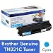 Brother Genuine Standard Yield Toner Cartridge, TN-331C, Replacement Cyan Toner, Page Yield Up To 1,500 Pages, Amazon Dash Replenishment Cartridge, TN331 primary