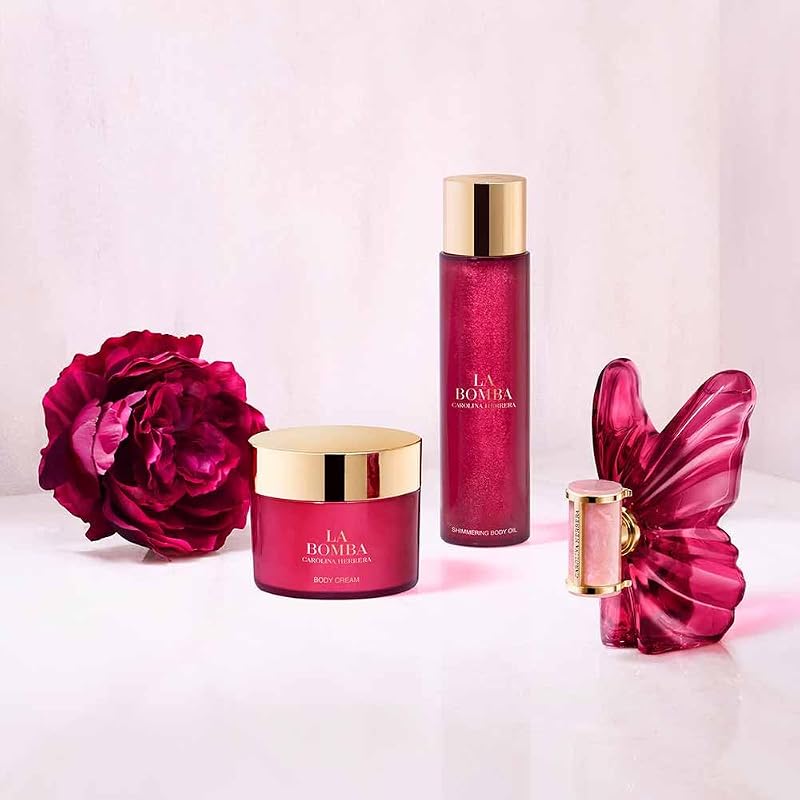 La Bomba Luxury Body Cream, 200ml, cuidados hidratantes ricos em embalagem elegante com detalhes dourados