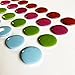 GoodHangups Colorful Round Magnets 25 x 25 mm Pieces Multi Use for Fridge Door Whiteboard Magnetic Screen Door Bulletin Boards Refrigerators Multiple Colors 24 pcs