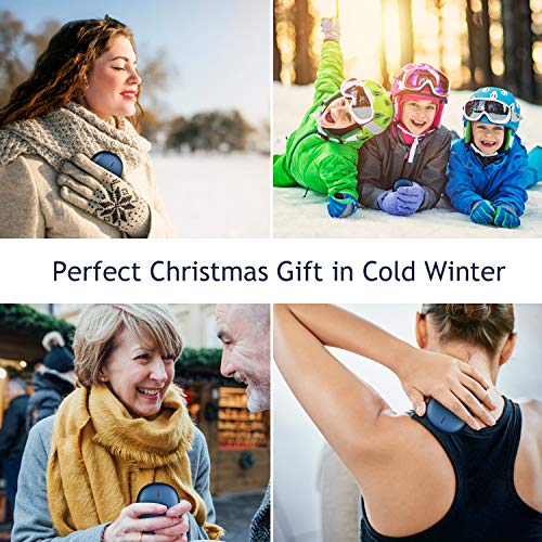 BRIGENIUS Rechargeable Hand Warmers, 8000mAh Electric Hand Warmer and 2