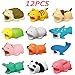 12Pieces Cable Bites Animals Phone Cable Protector Cord Cute Animal Phone Accessory Protects Cable Accessory Creative Gift