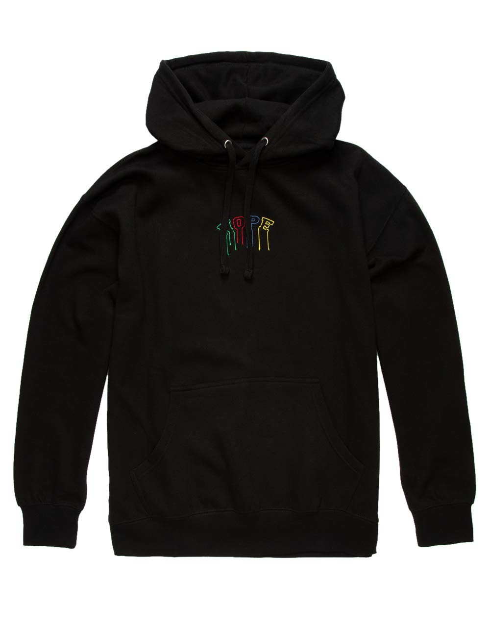 BLUE CROWN Nope Drip Embroidered Hoodie