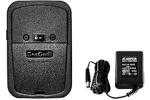 ONEGRILL BBQ PRODUCTS OneGrill Cordless Grill Rotisserie Motor-25 lb (with AC Adapter, Matte Black Steel)