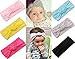 Baby Girl Headbands With Bows Perfect for Newborns/Toddlers with Knotted Bow Cute Fashion Headwrap Headwear, Medium, 6-Pure Colors