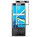 BlackBerry Priv Screen Protector, Vikoo Full Screen Coverage 9H-Hardness Tempered Glass Screen Protector, Ultra-thin Shatterproof Anti-Scratch HD Clear Ballistic Glass Screen Protector (Black)