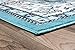 Antep Rugs Kashan King Collection Himalayas Oriental Polypropylene Indoor Area Rug (Blue/Cream, 8' x 10')