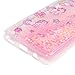 ZSTVIVA S9 Case, Galaxy S9 Case, Liquid Glitter Case Bling Shiny Sparkle Flowing Love Heart Cover Dual Layer Clear TPU Bumper Shockproof Drop Resistant for Samsung Galaxy S9 Case Cute Pink Unicorn