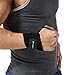 ApudArmis Wrist Brace Support Right/Left Thumb Stabilizer Compression Wraps - One Size Adjustable, Black