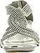 Fabulous Angel-37K Kids Little Girls Bling Rhinestone Platform Dress Heels Sandals,Silver,1
