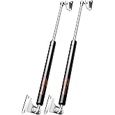 PAMAGOO 20 inch 100 lbs(445N) Gas Struts for Heavy Duty Lid RV Bed Lift Kit, Gas Shocks with L-Type Mounting Brackets for DIY