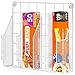 Home Intuition Wall Mount Kitchen Wrap Organizer Rack Cabinet Pantry RV Campers, White