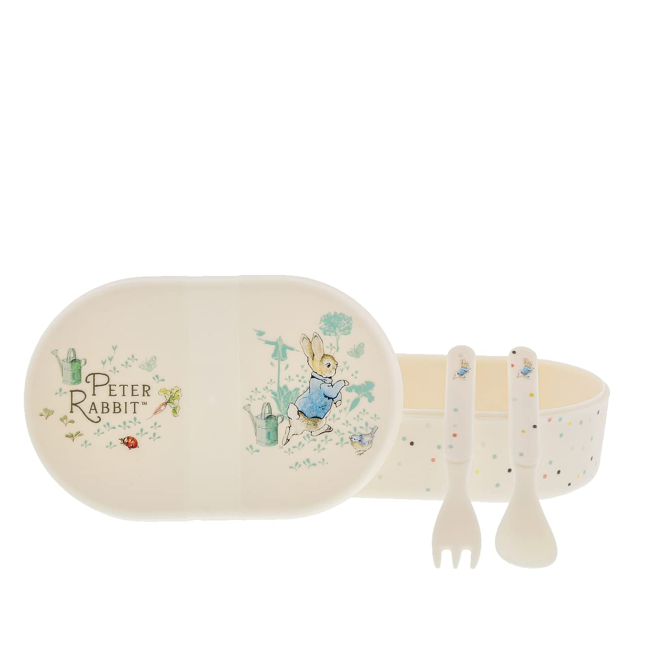Beatrix Potter Peter Rab Snack Box Cutlery