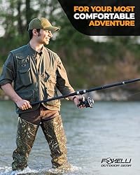 Foxelli Hip Waders – Waterproof Camo Hip Waders