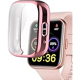 smaate Watch Cases compatible with ID208 PLUS 1.8” ENOMIR Fitpolo Quican Tensky Veryfit Smart Watch, TPU Case with Screen Protector, Protecting Watch Body & Screen