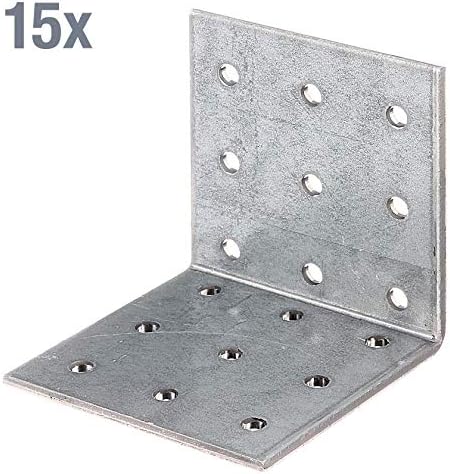 Perforated Plate Angle Bulk Pack Sendzimir-Galvanised 60 x 60 x 60 mm / 15 STK - Image 3