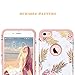 Fingic for iPhone 6 Case,iPhone 6S Case Pineapple, Slim Floral Pineapple Design Case Anti-Scratch&Slip Cover Hard PC Soft Rubber Silicone Cover Case for iPhone 6/ 6S 4.7'',Cute Pineapple/Rose Gold