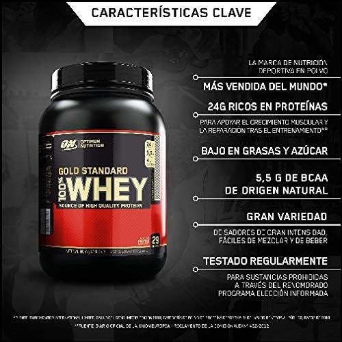 Optimum Nutrition ON Gold Standard 100% Whey Proteína en Polvo ...