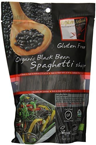 Explore Asia Organic Black Bean Spaghetti, 7.05-Ounce Pouch by Explore Asia