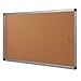 Master of Boards Cork Notice Pin Board - Aluminum Framed Memo Board for Office and Home Use - 12