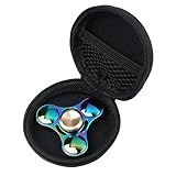 Evermarket New Style EDC Hand Spinner Metal Fidget ADHD Focus Toy Ultra Durable High Speed Anxiety Relief Toys,Rainbow Color