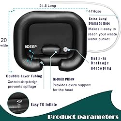 Portable Inflatable Shampoo Basin - Perfect for