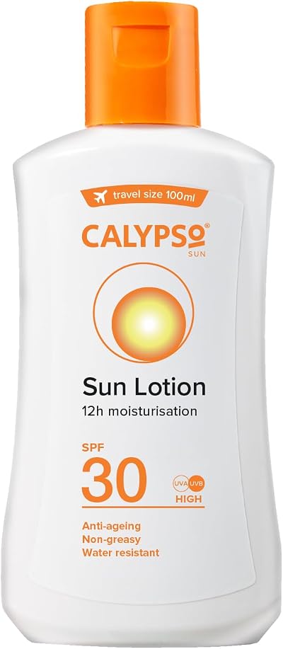 Calypso Sun Protection Lotion SPF30 100ml UVA UVB Water Resistant Gentle