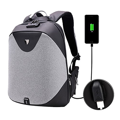 Samaz business laptop backpack anti-theft travel backpa…