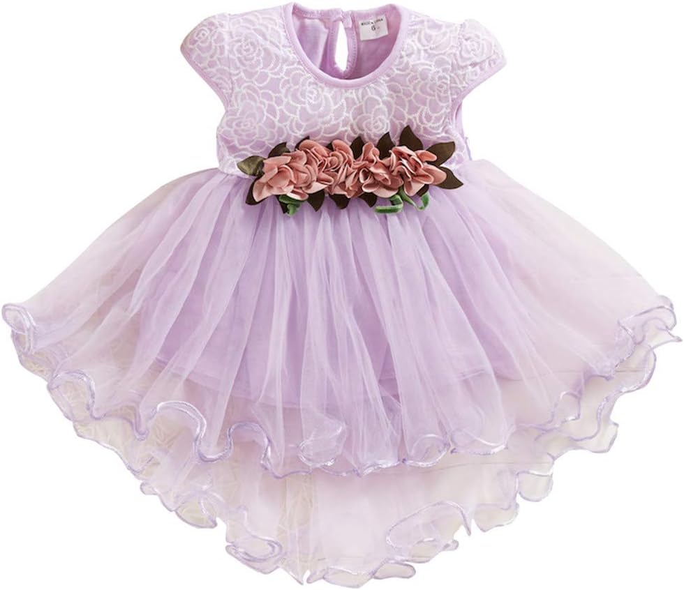 Baby Dresses Newborn Girls 1824 Months Purple Toddler Baby Kids Girls