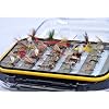 Go-to-Dry-Fly-Wet-Fly-Nymph-and-Streamer-Fly-Lure-Assotment-Waterproof-Fly-Box-for-Trout-Fly-Fishing-Flies