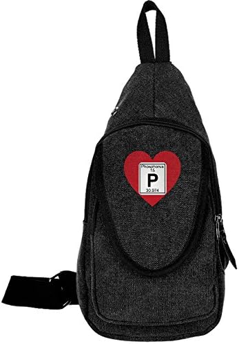 JNJ Team Sling Bag Phosphorus Chemistry Crossbody Chest Bag Canvas Travel Backpack For Men &amp; Women Shoulder Or Crossbody