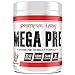 Primeval Labs Mega Pre, Intense Pre-Workout Formula, Increased Nitric Oxide Production, Enhanced Blood Flow, Greater Stamina and Performance, Muscle Growth, Rainbow Sherbert, 20/40 Servings