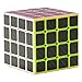 Twister.CK Carbon Fiber Sticker 4x4x4 Puzzle Cube ,Speed Cube Puzzle Cube Black 60mm,Smooth Magic Cube Puzzles,Great Corner Cutting,Turns Quicker and Smoother Than Original,100% !