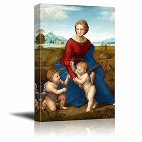 Madonna in The Meadow by Raphael Print Famous...