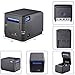 MUNBYN Thermal Printer, 80MM Kitchen Thermal Receipt Printer with Sound Beeping Alarm and Auto Cutter, USB RS232 Serial LAN Port, Waterproof Oilproof Support ESC/POSthumb 1