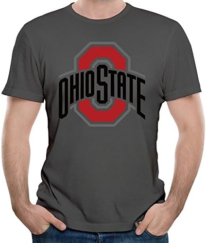 Sasha Men's Ohio State Buckeyes Logo T-shirt L DeepHeather