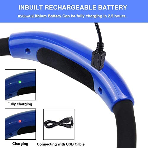 Rechargeable LED Book Light, Bendable Night Reading Light Lamp with 4 Adjustable Brightness Control, Hands Free, for Bed Reading or Read in Car - Thumbnail 4